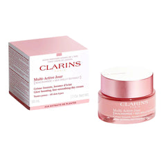 Clarins Multi-Active Glow Boosting, Linien glättende Tagescreme - Alle Hauttypen 50ml