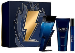 Carolina Herrera Bad Boy Cobalt 100ml EDP + 100ml Duschgel + 10ml EDP für Herren Geschenkset