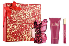 Carolina Herrera La Bomba 80ml EDP + 100ml Bodylotion + 10ml EDP Damengeschenkset
