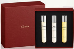 Cartier Men's Discovery Set: Declaration 10ml EDT + Pasha Noire 10ml EDT + Pasha 10ml Parfum Set Regalo