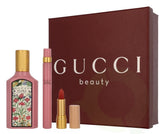 Gucci Flora Gorgeous Gardenia 50 ml EDP + 10 ml EDP Mini + Lápiz labial para mujer Set de regalo