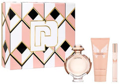Paco Rabanne Olympea 80ml EDP + 100ml Parfümierte Körperlotion + 10ml EDP Mini für Damen Geschenkset