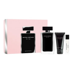 Narciso Rodriguez For Her Geschenkset 100ml EDT + 50ml Körperlotion + Mini