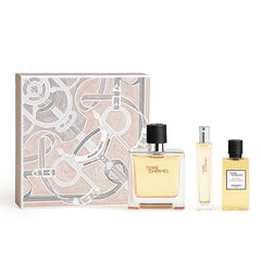 Hermes Terre d`Hermes 75ml Pure Parfum + 40ml Duschgel + 15ml Mini für Herren Geschenkset