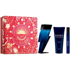 Carolina Herrera Bad Boy Cobalt 100ml EDP + 100ml Duschgel + 10ml EDP für Herren Geschenkset
