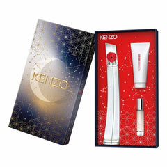 Kenzo Flower 100ml EDP + 75ml Latte Corpo + 10ml Mini per Donna Set Regalo