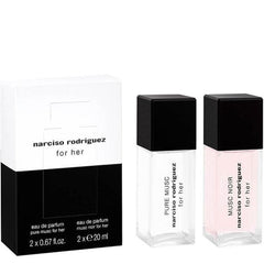 Narciso Rodriguez Musc Noir 20ml EDP + Pure Musc 20ml EDP Set de regalo para mujer