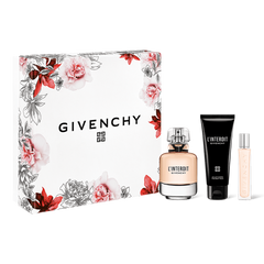 Givenchy L'interdit 80ml EDP + 75ml Body Milk + 12,5 ml Mini für Damen Geschenkset
