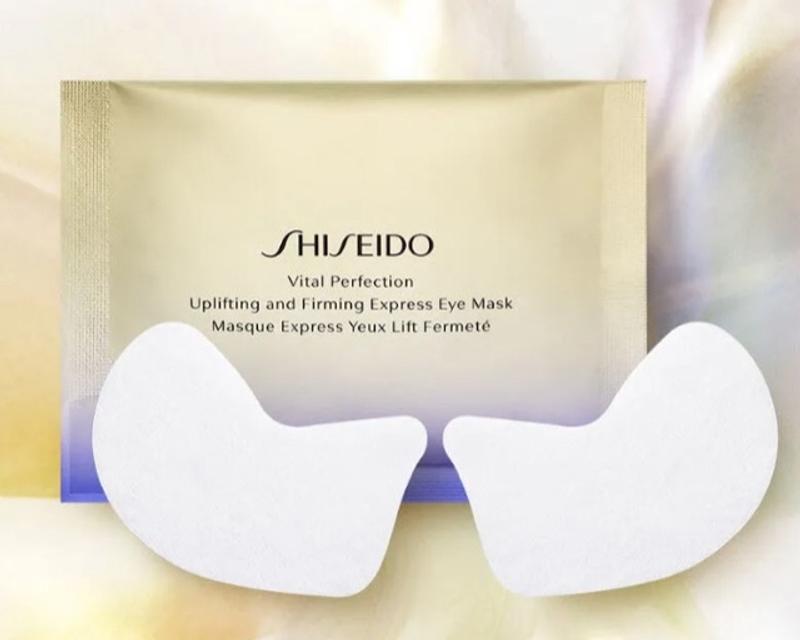 Shiseido Vital Perfection Straffende und festigende Express Augenmaske