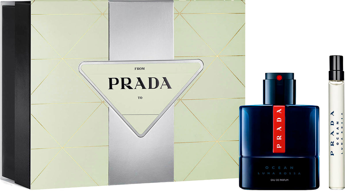 Set de regalo Prada Luna Rossa Ocean 50 ml EDP + 10 ml EDP Mini para hombre