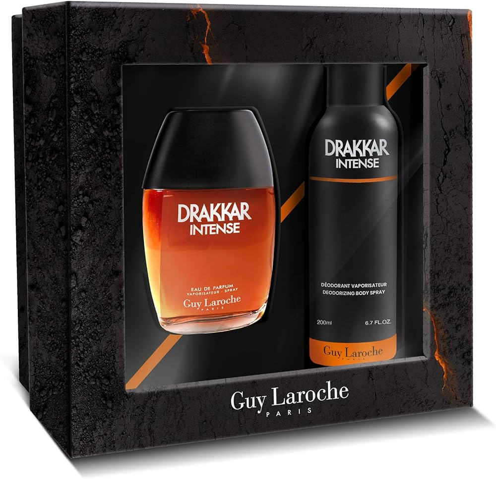 Guy Laroche Drakkar Intense 100ml EDP Geschenkset + 200ml Deo Spray Coffret
