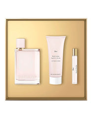 Burberry Her - Set de regalo Eau de Parfum de 100 ml + Mini EDP de 10 ml + Loción corporal de 75 ml