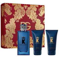 Dolce & Gabbana K für Herren Geschenkset 100ml EDP + 50ml Duschgel + 50ml After Shave Balsam
