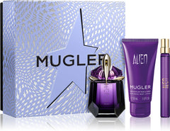 Mugler Alien EDP Nachfüllbares Geschenkset 30ml + 10ml Mini + 50ml Bodylotion