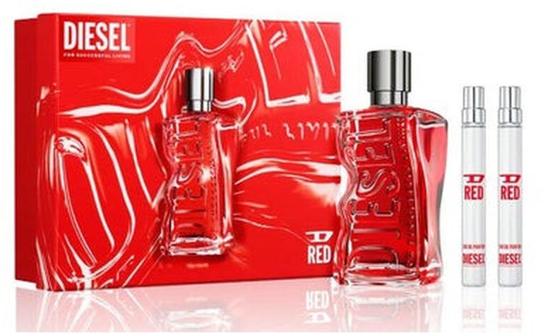 Diesel D Red Set 100ml EDP + 2 x 10ml EDP Set Regalo Unisex
