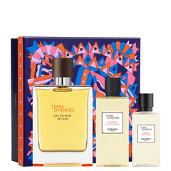 Terre Hermes Intense Vetiver Gift Set 100ml EDP + 85ml Gel de ducha + 40ml Aftershave