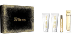 Michael Kors Sexy Amber Set Regalo 10ml EDP + 100ml Gel Doccia + 100ml Lozione Corpo + Mini