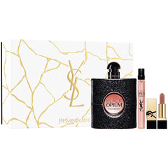 Coffret Cadeau Yves Saint Laurent Black Opium EDP 90ml Femme + Mini 10ml + Mini Rouge à Lèvres