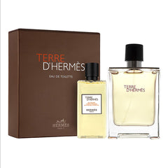 Hermes Terre D'Hermes 100ml EDT Spray + 80ml Duschgel für Herren Geschenkset