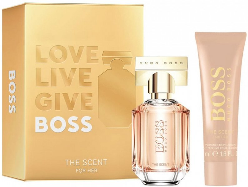 Hugo Boss The Scent For Her - Set de regalo (50 ml de EDP + 75 ml de loción corporal)