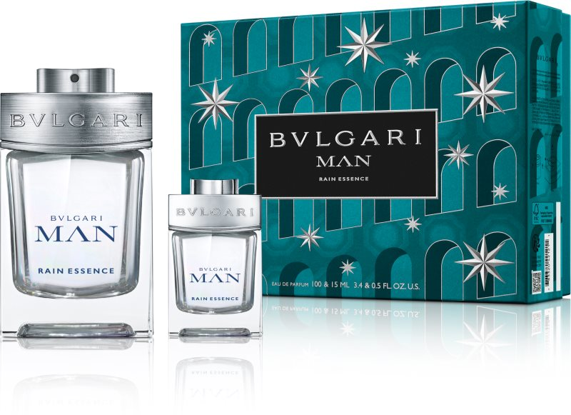 Bvlgari Man Rain Essence Geschenkset 100ml EDP + 15ml Mini