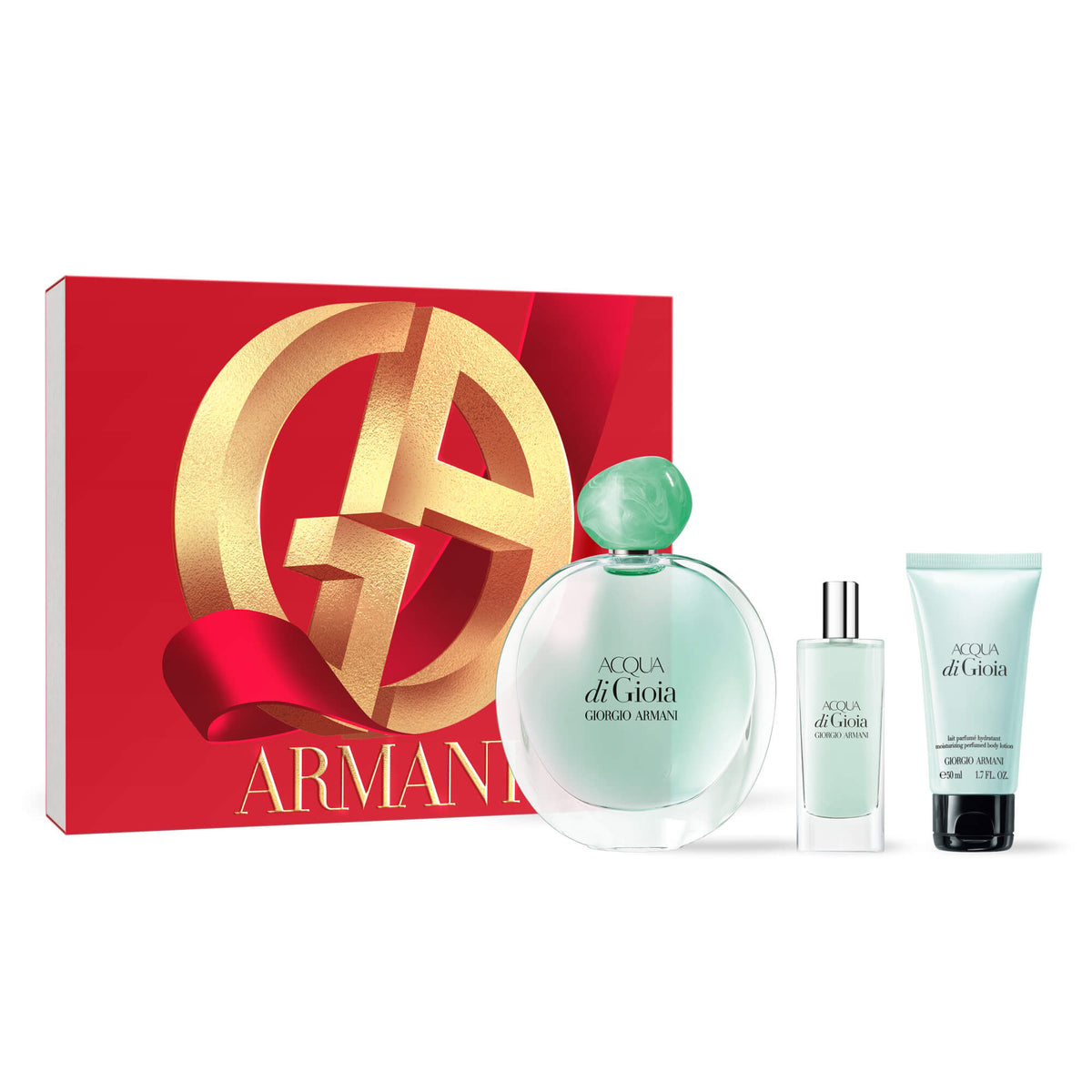 Armani Acqua di Gioia 100ml EDT Geschenkset + 50ml Bodylotion + 15ml Mini