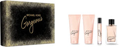 Set regalo Michael Kors Gorgeous! 100ml EDP + 100ml gel doccia + 100ml lozione corpo + mini