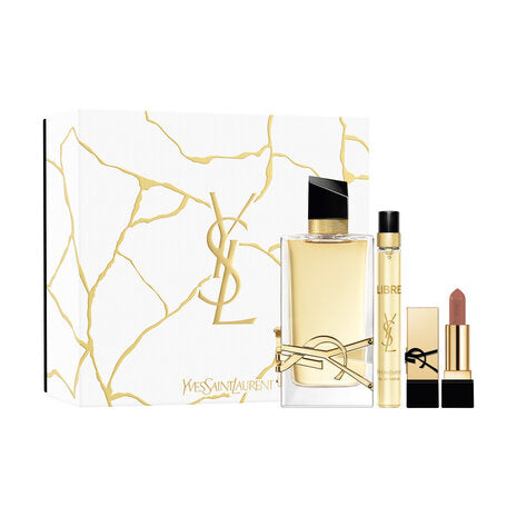 YSL Libre 90ml EDP Geschenkset + 10ml Mini + YSL Rouge Couture Lippenstift  