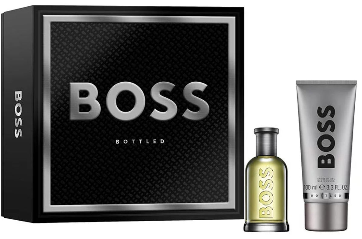 Hugo Boss Bottled 50ml EDT + 100ml Gel Doccia per Uomo Set Regalo