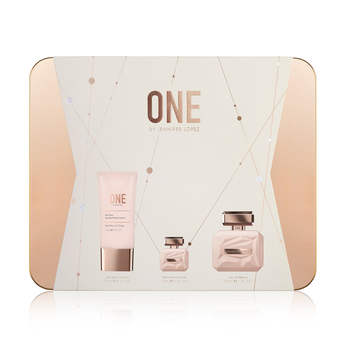 Jennifer Lopez One Geschenkset 50ml EDP + 75ml Körperlotion + 10ml Mini