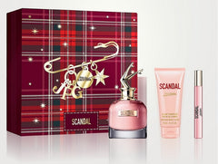 Set de Regalo Activo para Mujeres Jean Paul Gaultier Scandal 80ml EDP + 75ml Loción Corporal + Mini 10ml  