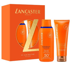 Lancaster Sun Beauty Latte Corpo SPF50 175 ml + Lozione Doposole Riparatrice e Prolungatrice Abbronzatura 125ml Set