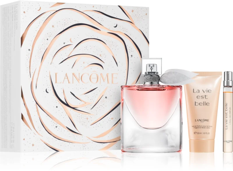 Coffret Cadeau Femme Lancôme La Vie Est Belle 50ml EDP + 50ml Lait Corps + 10ml Mini