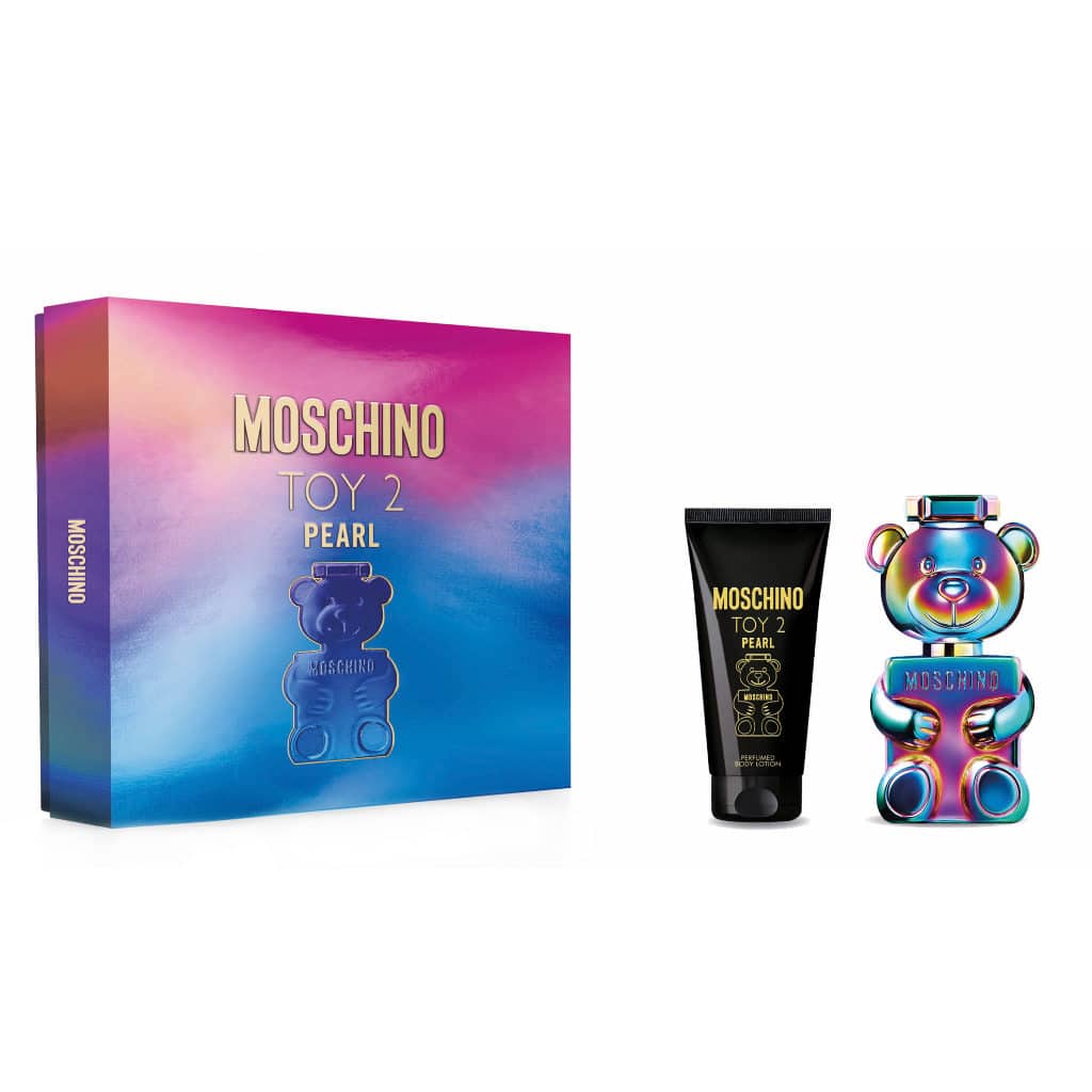 Coffret Cadeau Moschino Toy 2 Pearl 30 ml EDP + Lait Corps 50 ml pour Femme