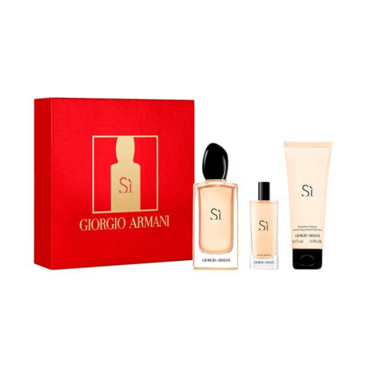 Coffret Giorgio Armani Sì 100ml EDP + Lait Corporel 75ml + Mini