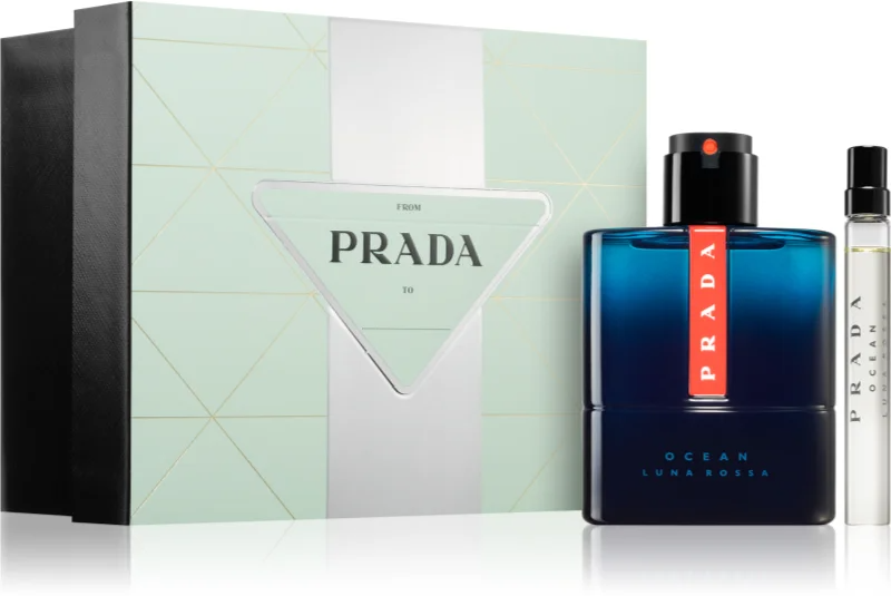 Prada Luna Rossa Ocean für Herren Geschenkset 100ml EDP + 10ml Mini
