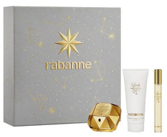 Paco Rabanne Lady Million 50ml EDP + 100ml Körperlotion + 10ml Mini für Damen Geschenkset