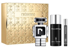 Paco Rabanne Phantom 100ml EDT + 150ml Deodorante + 10ml EDT per Uomo Set Regalo