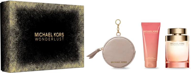 Michael Kors Wonderlust Set de regalo 100 ml EDP + 100 ml Loción corporal + Monedero