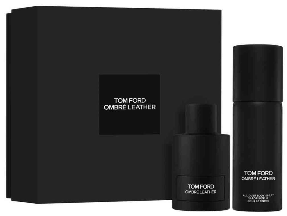 Tom Ford Ombre Leather 100ml Edp + 150ml Spray Corpo Set Uomo