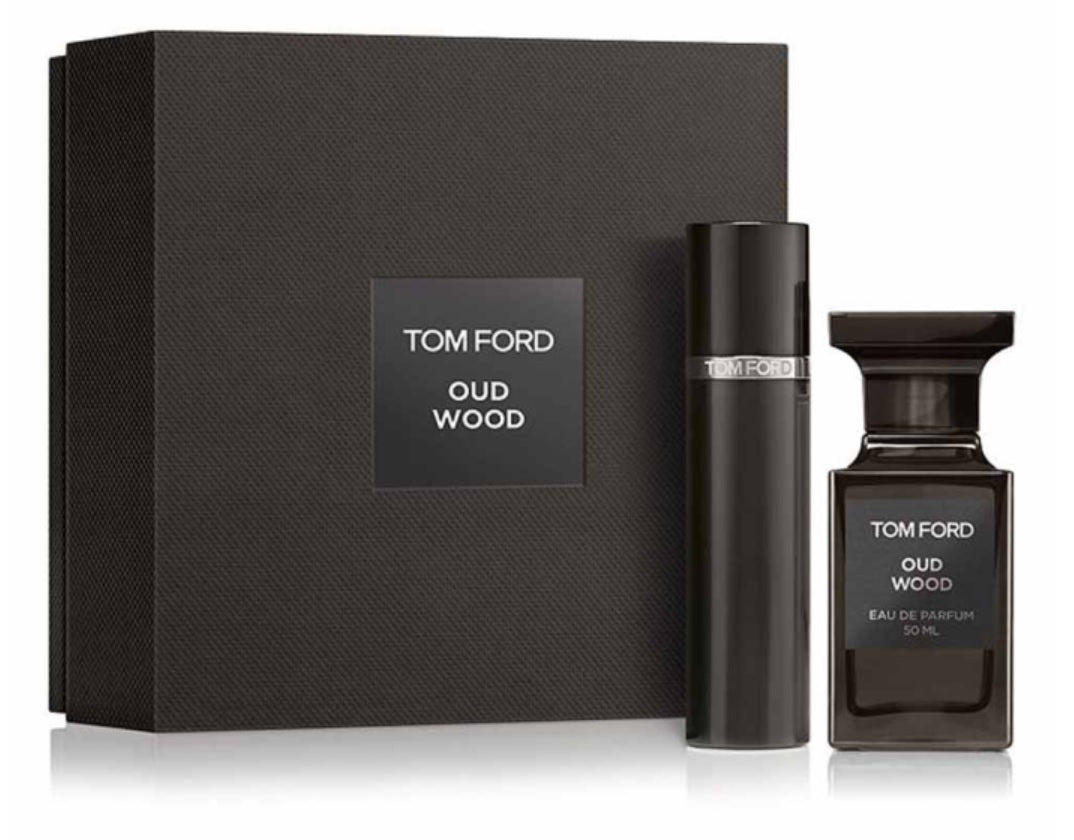 Set Regalo Tom Ford Oud Wood 50ml EDP + Mini 10ml EDP per Uomo