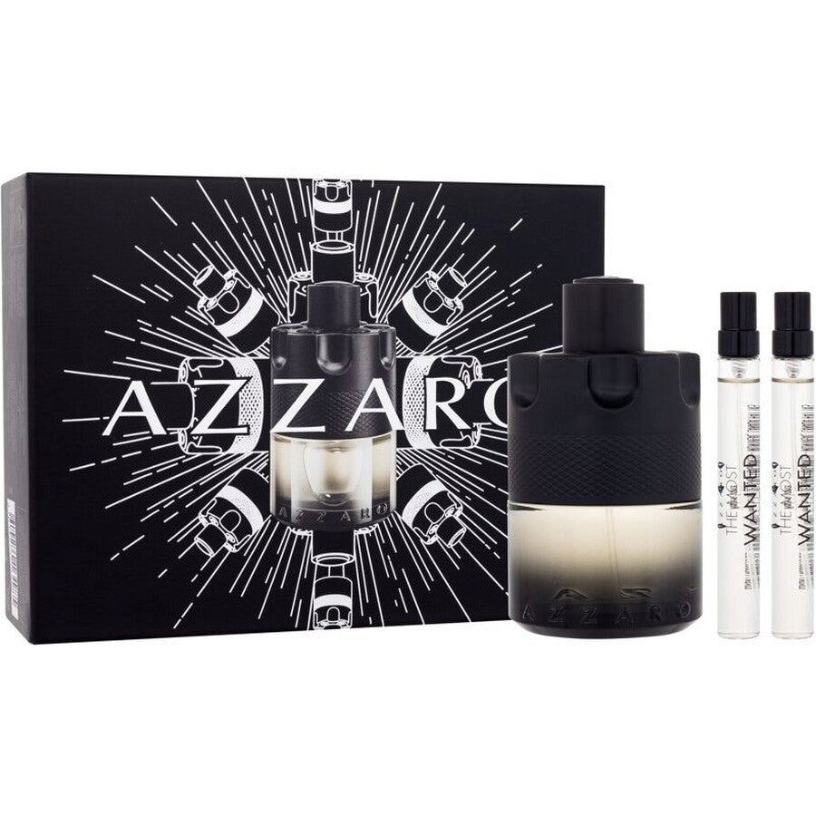 Set de regalo para hombre Azzaro The Most Wanted Intense 100 ml EDT + 2 mini EDT de 10 ml