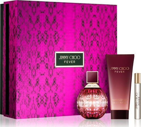 Coffret Jimmy Choo Fever EDP 100ml + Mini 7,5ml + Lait Corps 100ml