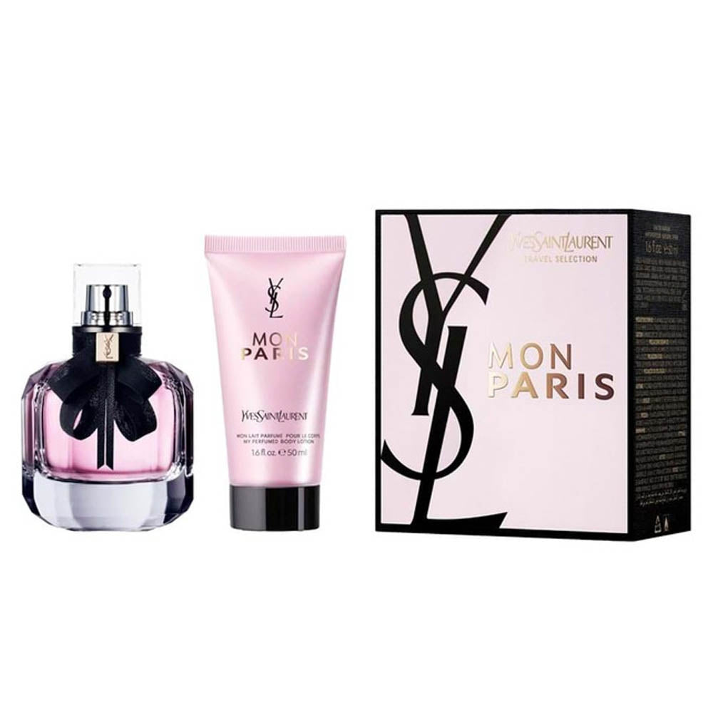 YSL Yves Saint Laurent Mon Paris 50ml EDP + 50ml Bodylotion Damen Geschenkset