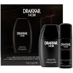 Guy Laroche Drakkar Noir 100ml EDT + 150ml Deo Spray Coffret Set Regalo per Uomo