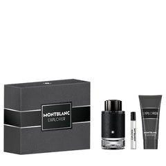Mont Blanc Explorer 100 ml EDP + 50 ml Gel de ducha + 7,5 ml EDP Mini para hombre ESTUCHE DE REGALO