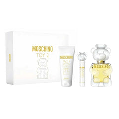 Set de regalo Moschino Toy 2 100 ml EDP + Loción corporal 100 ml + Mini 10 ml para mujer