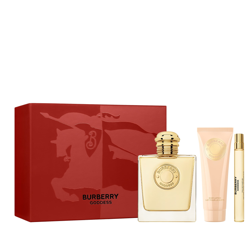 Burberry Goddess 100 ml EDP + Loción corporal 75 ml + 10 ml EDP para mujer Set de regalo