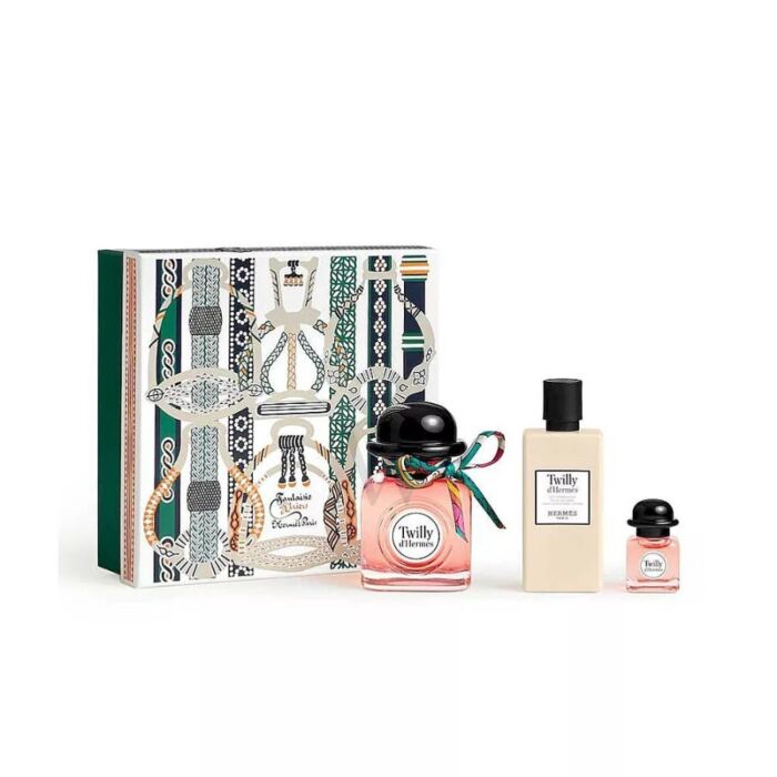 Hermes Twilly d’Hermès Set Regalo 85ml EDP + 80ml Lozione Corpo + Mini per Donna