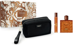 Set Regalo Versace Eros Najim 100ml Parfum + 10ml Parfum + Pochette per Uomo